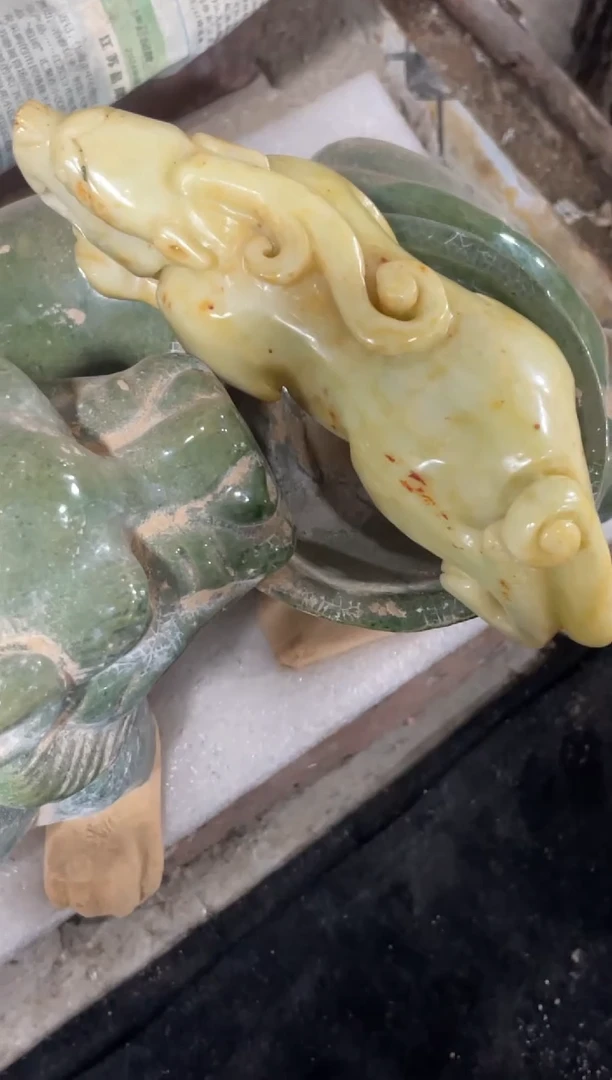 瓷片手工，手绘，瓷器