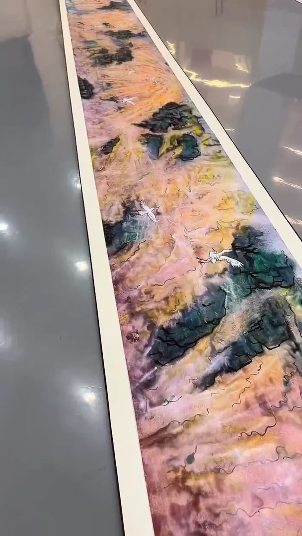 国画王忠权-8.5米长卷-国画作品