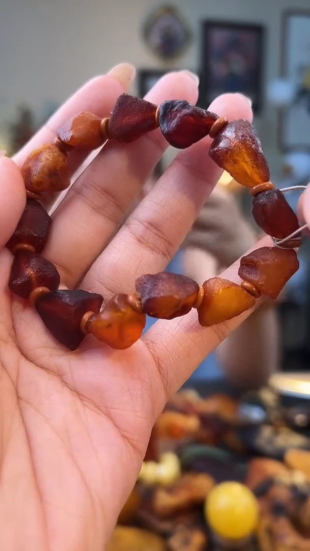 手串琥珀未镶嵌手串