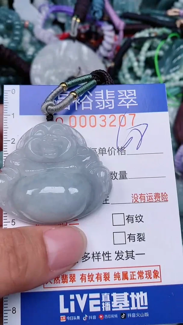 翡翠未镶嵌颈饰...0003207