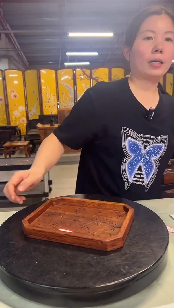 木w*DZ1013-P7MK--160836枫叶托盘（拍）