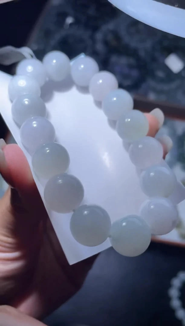 【闪购商品】定制翡翠未镶嵌天然缅甸A货翡翠手串36尺寸13