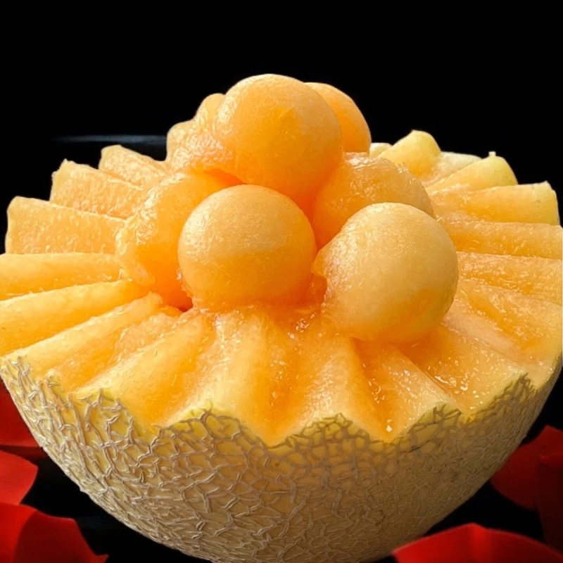 山东黄金蜜瓜黄色哈密瓜新鲜水果黄皮黄肉金色年华脆甜原产地直发