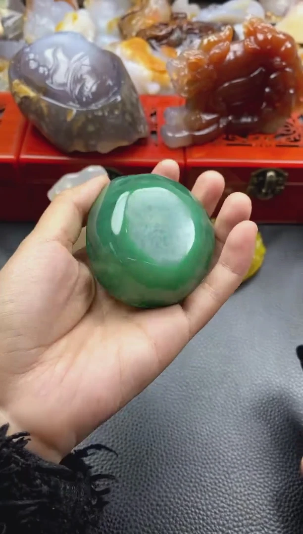 未镶嵌手把玛瑙/玉髓点*音00