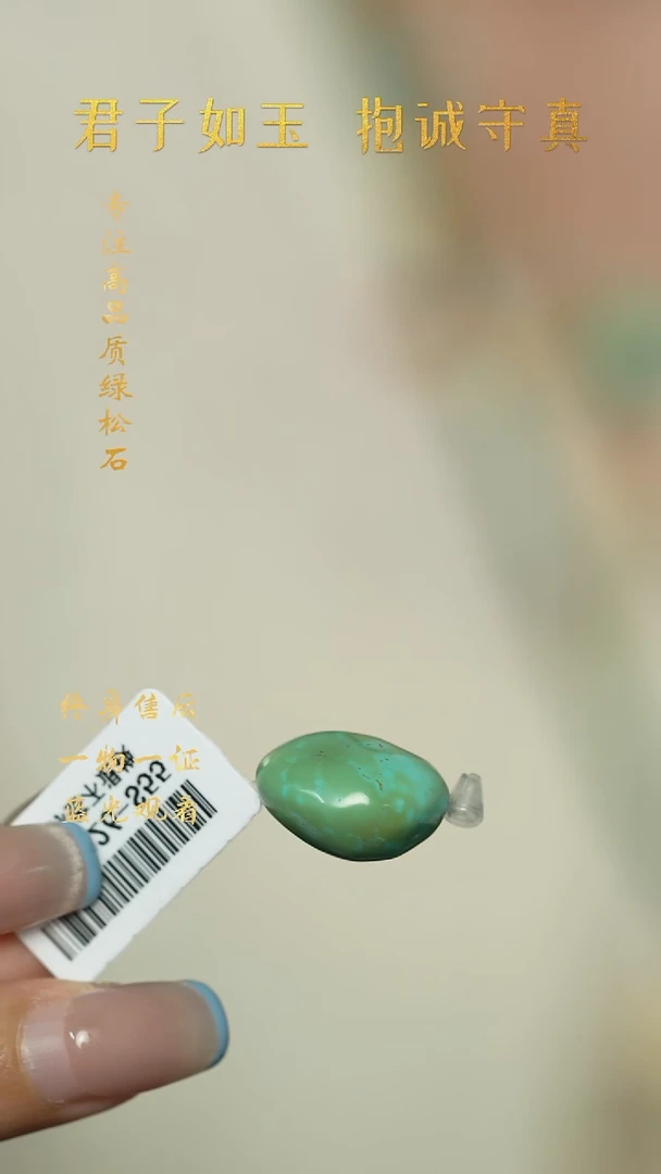 绿松石未镶嵌Q42（多样性发一件）单珠
