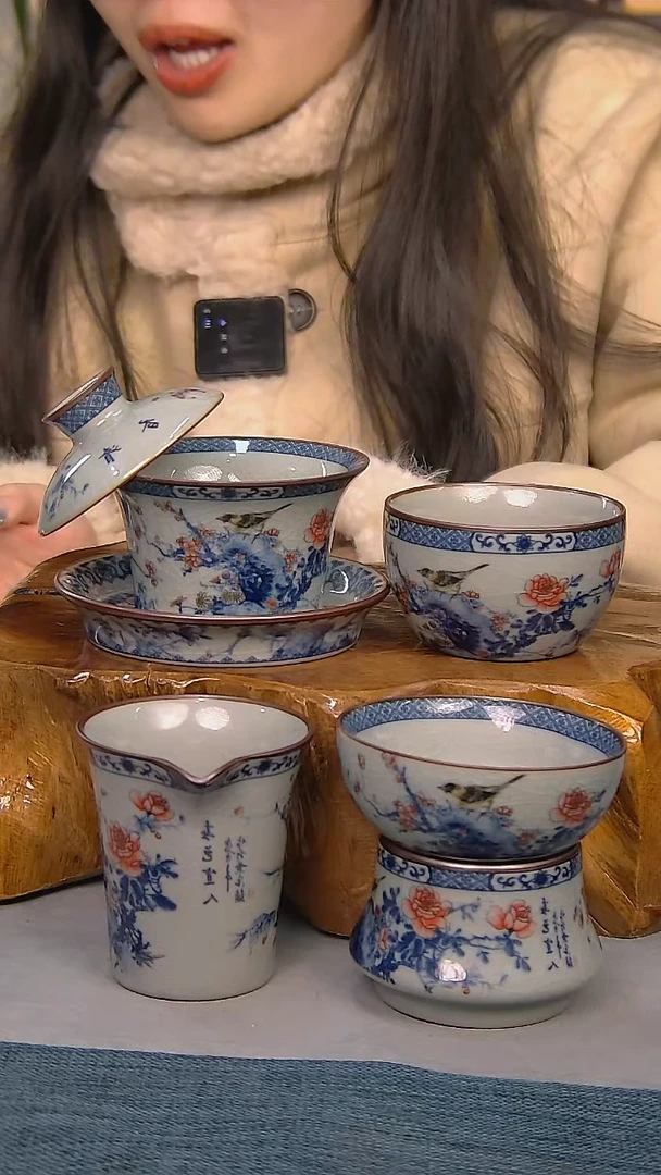 【闪购商品】4件套陶瓷茶具家用简装系列