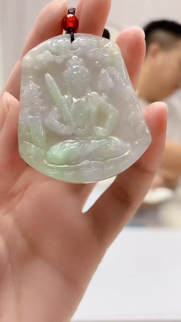 翡翠未镶嵌颈饰4812zm-JJ挂件2