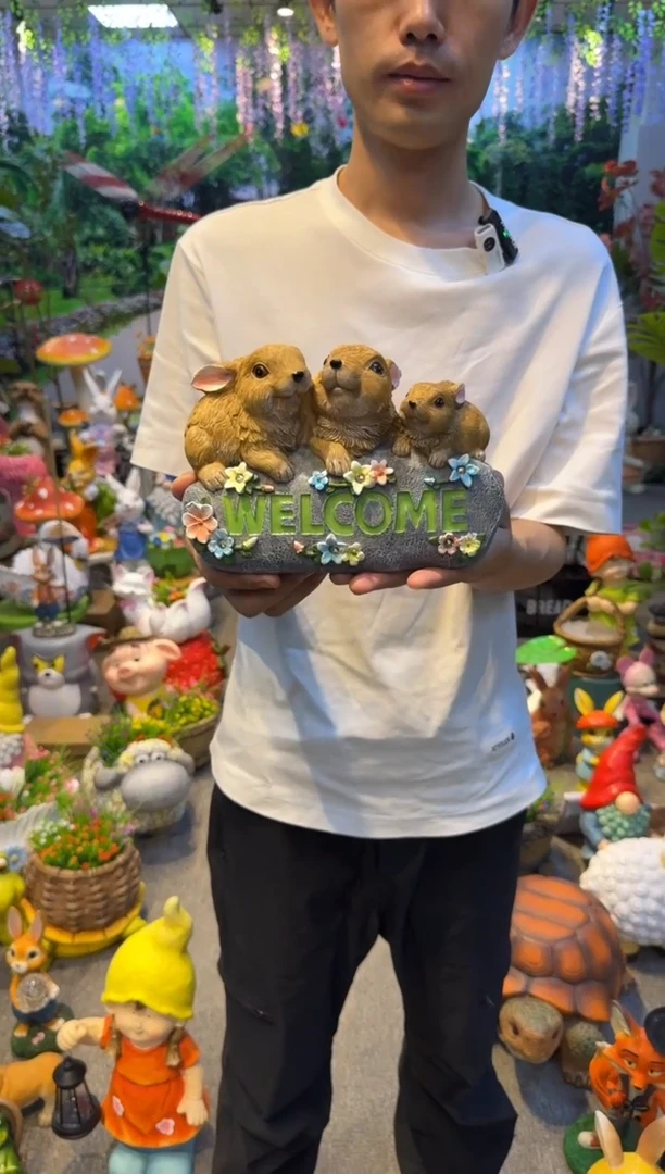 无花朵花园庭院摆件&00&