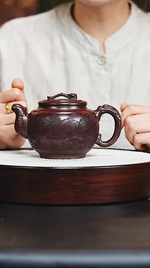 茶壶紫砂紫砂壶 如意鼎