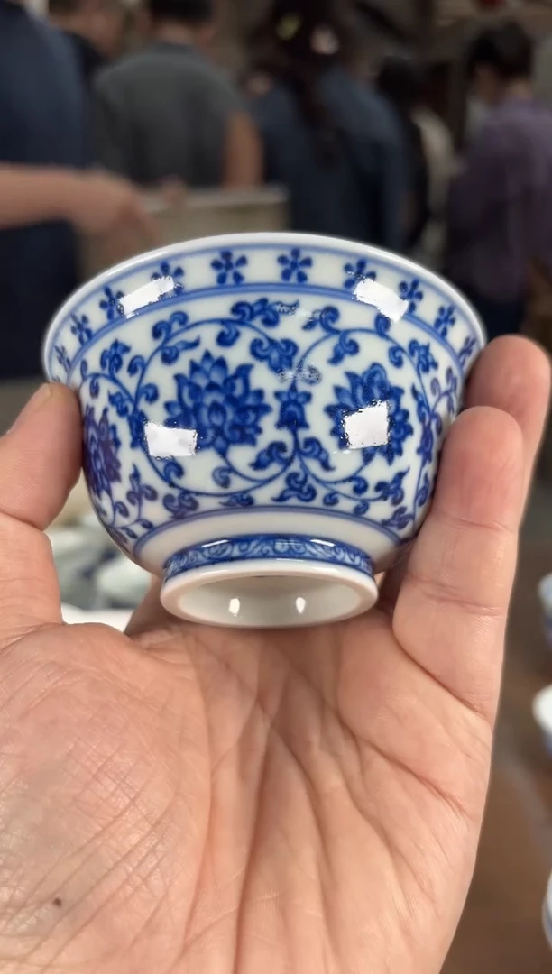 杯看山柴窑青花看山柴窑青花