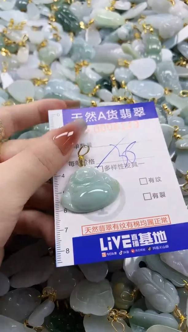 颈饰未镶嵌翡翠天然A货翡翠
