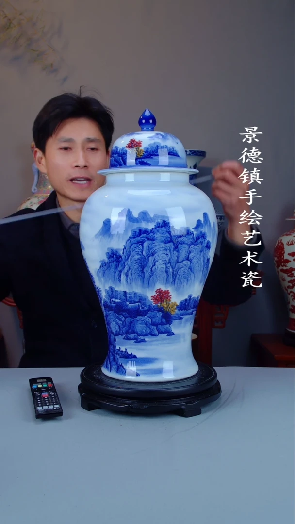 摆件景德镇手工手绘陶瓷42