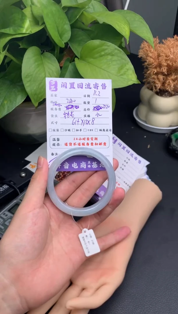 未镶嵌手镯翡翠手镯