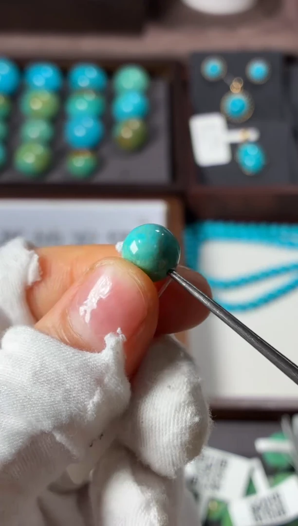 未镶嵌绿松石吊坠1