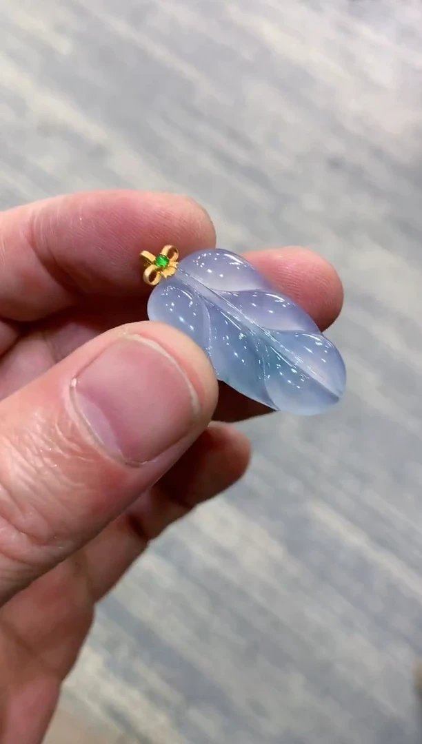 颈饰未镶嵌翡翠天然A货翡翠