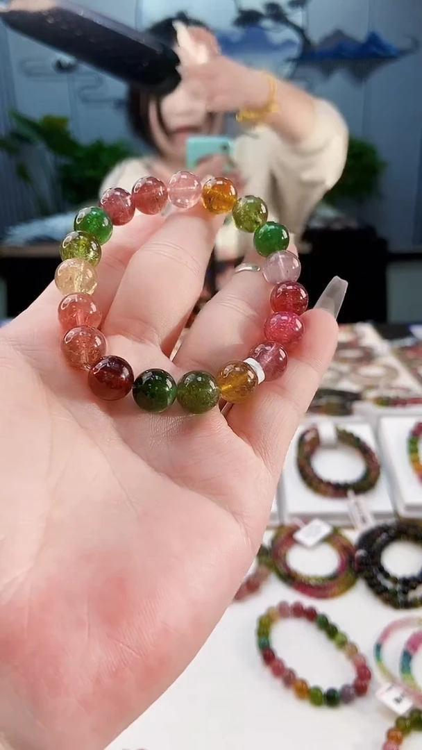 【闪购商品】碧玺手链未镶嵌G2431单圈颜色微差发1