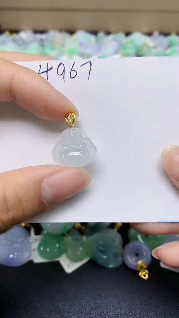 翡翠未镶嵌颈饰 天然缅甸翡翠A货