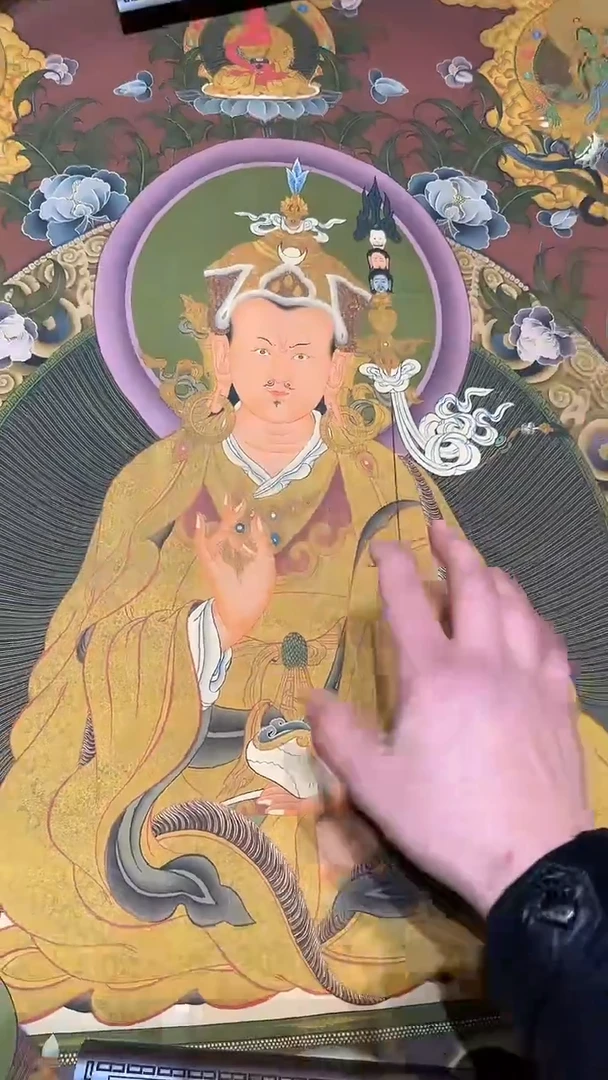 卷轴画【主播精品】高端卷轴画——唐卡AA15宗客巴