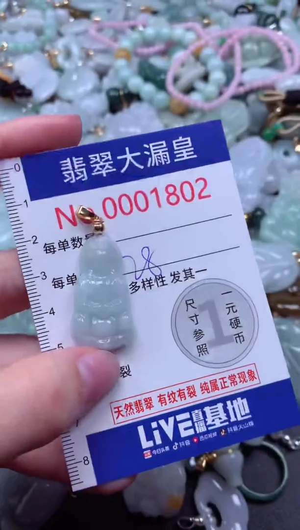 吊坠(不含链)未镶嵌翡翠1802