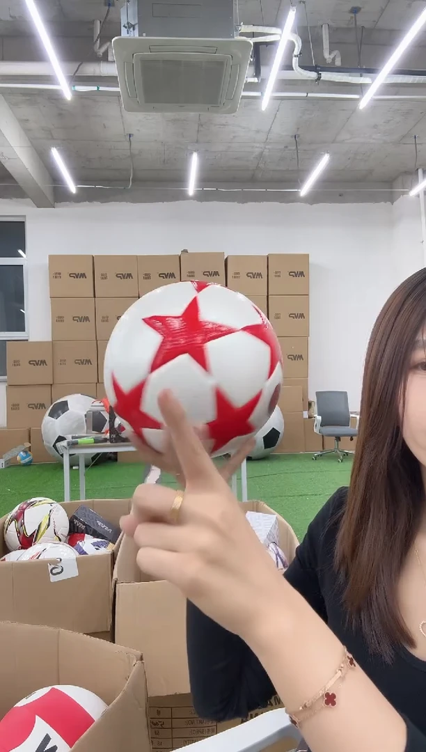 PU外贸星星热粘足球