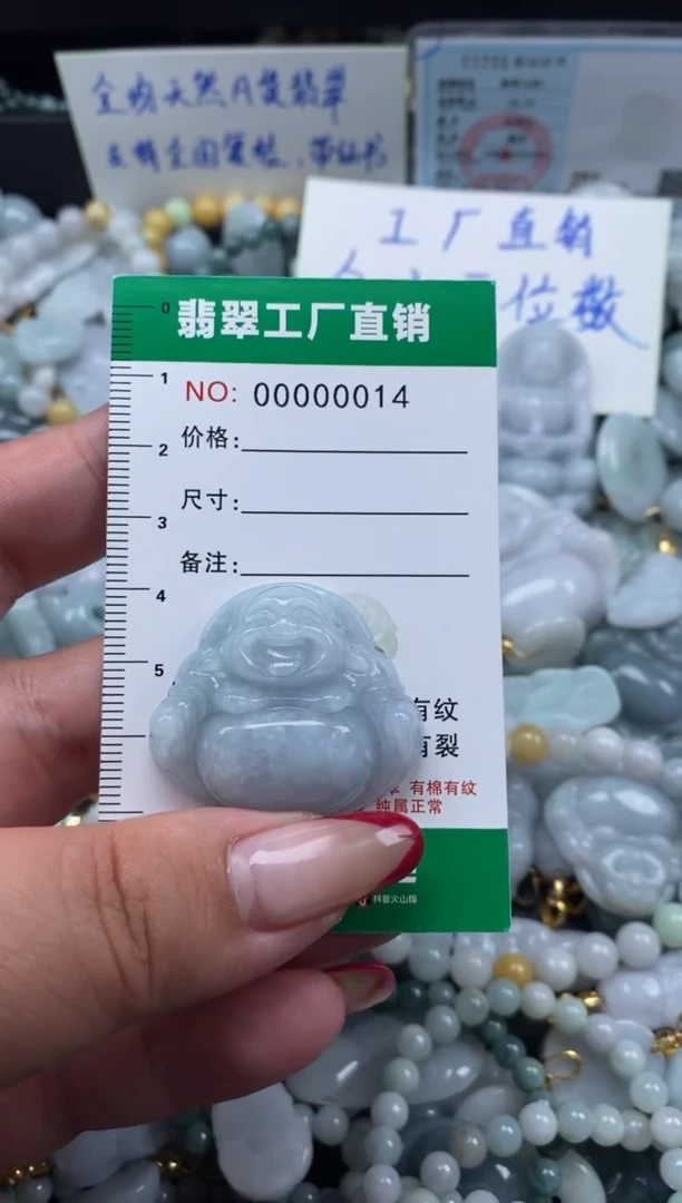 翡翠未镶嵌颈饰天然A货翡翠0014