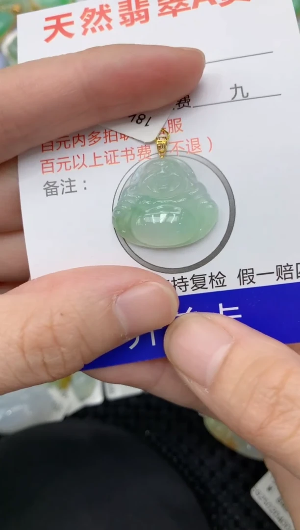 【闪购商品】翡翠颈饰18K金镶嵌11111111