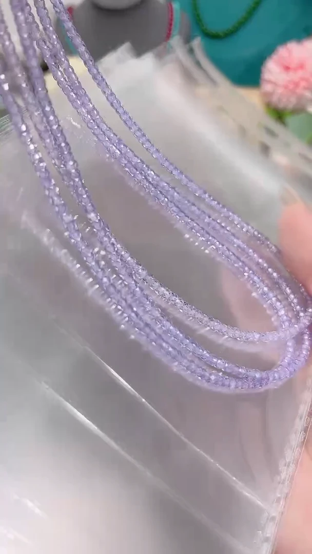 项链锂辉石合金紫39.9