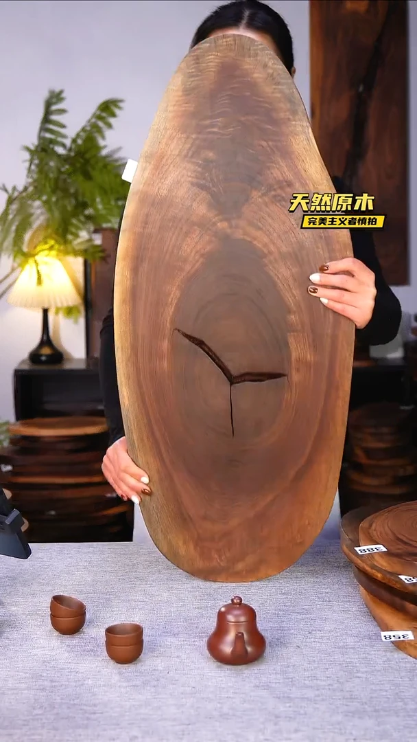 木北美黑胡桃原木.干裂疤结不属于商品质量问题完美主义者慎拍