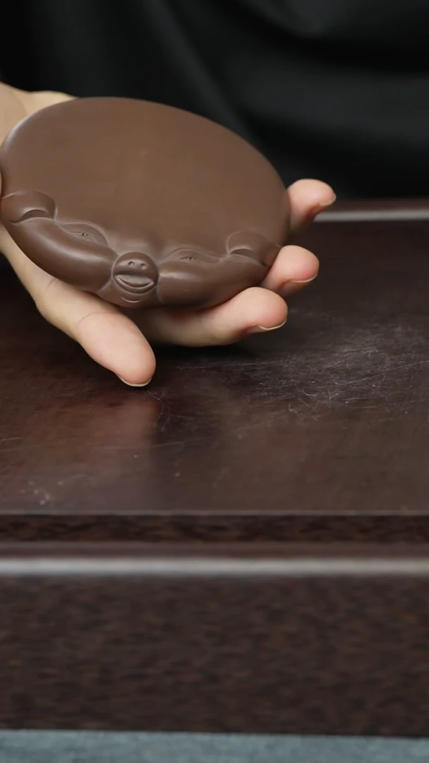 紫砂茶宠紫砂扁猪