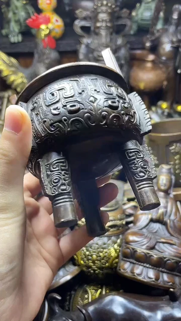 闪购链接，点击下单，有运费险，铜摆件