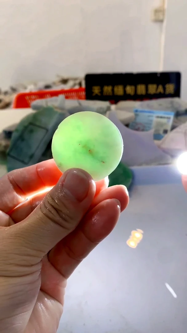 颈饰未镶嵌翡翠缅甸A货翡翠安579