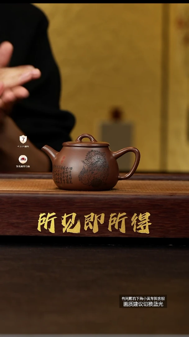 茶壶紫砂蒋工堂原矿深井底槽清纳福