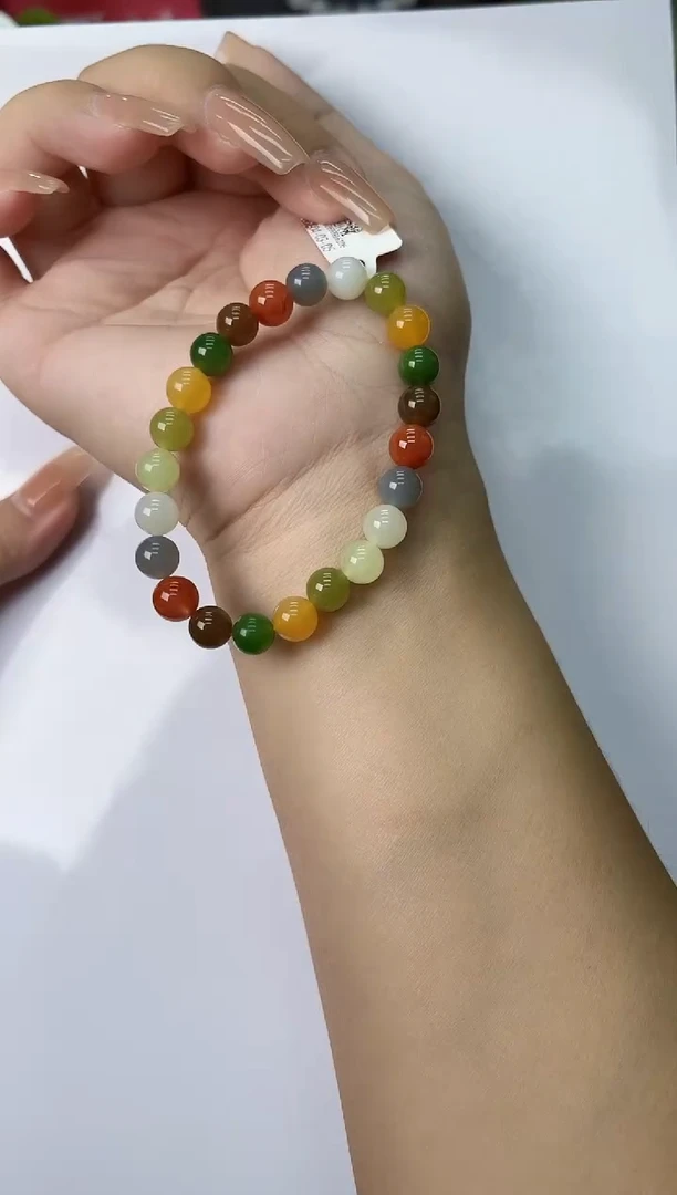 未镶嵌手串和田玉多样性发一ys