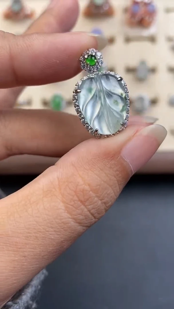 银S925镶嵌定制翡翠4856858