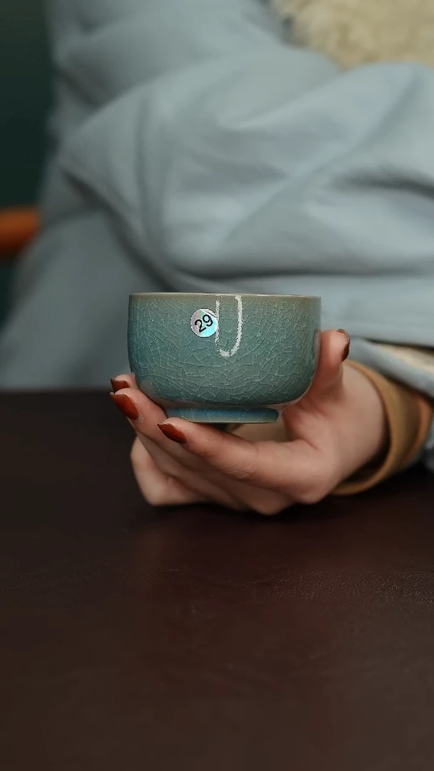 摆件陶29汝宋汝瓷原矿釉