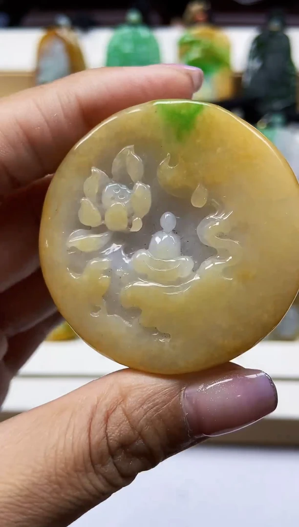 未镶嵌挂件翡翠翡翠A货