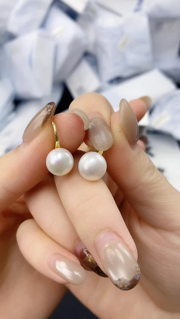 未镶嵌耳饰淡水珍珠ed1032