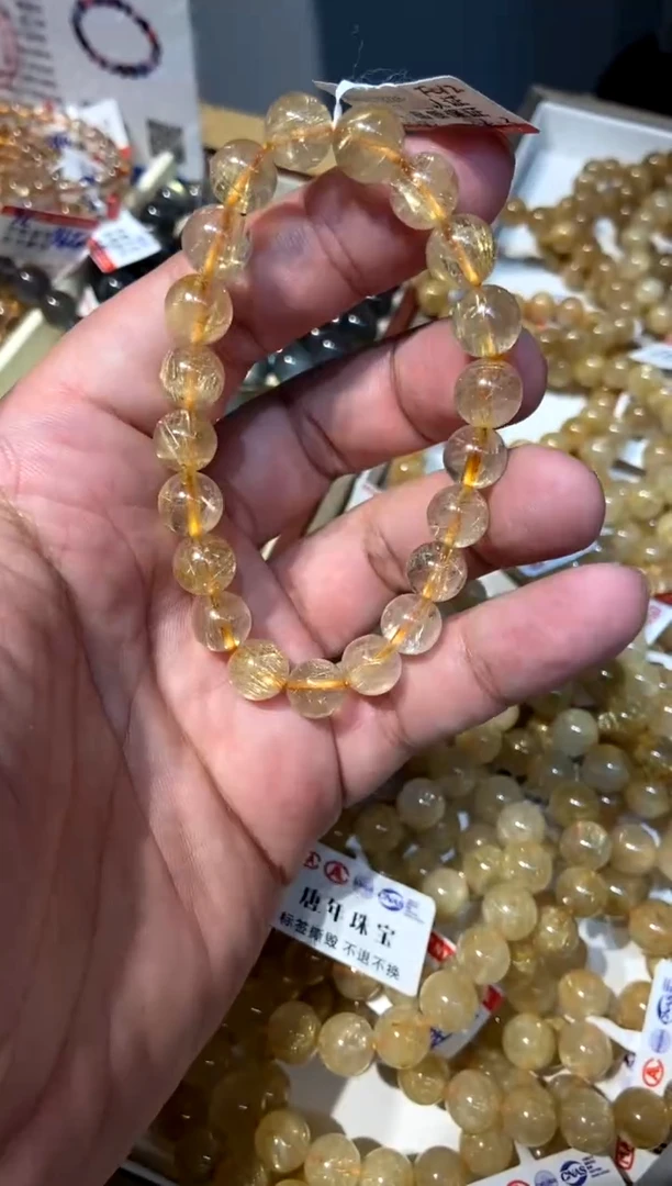 【闪购商品】水晶710-未镶嵌金发8mm+