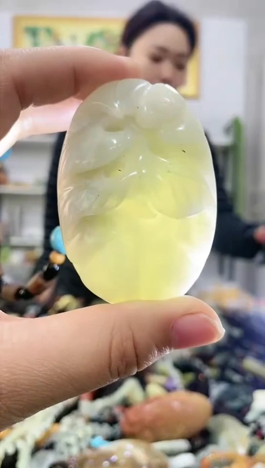 未镶嵌蛇纹石玉手把