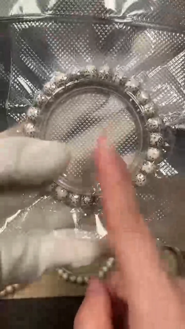手串星月菩提原脂白顺白星月菩提手串