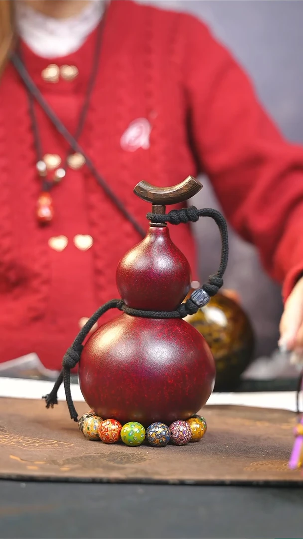 【闪购商品】WY212大漆酒葫芦不包手串及旋转底座