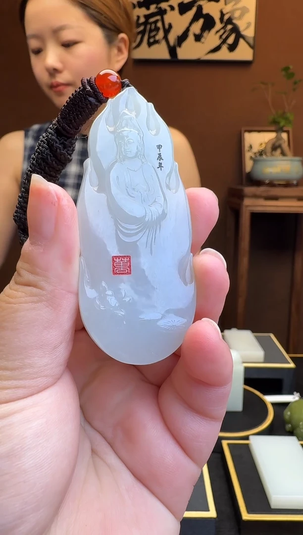 和田玉未镶嵌颈饰1
