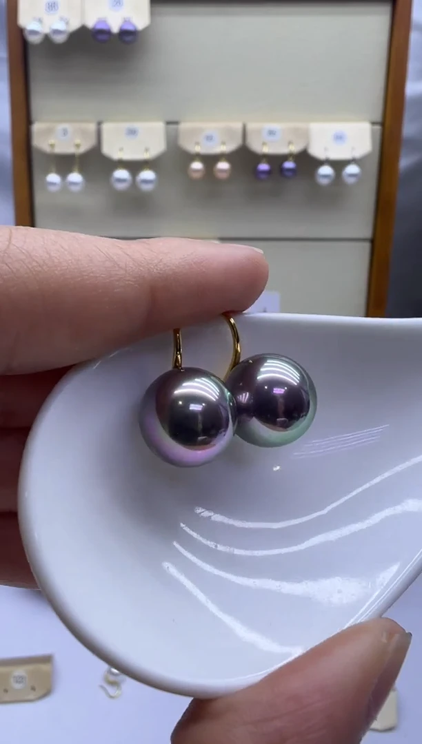 未镶嵌耳饰淡水珍珠53