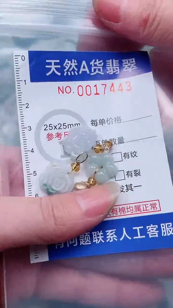 翡翠未镶嵌吊坠(不含链)1