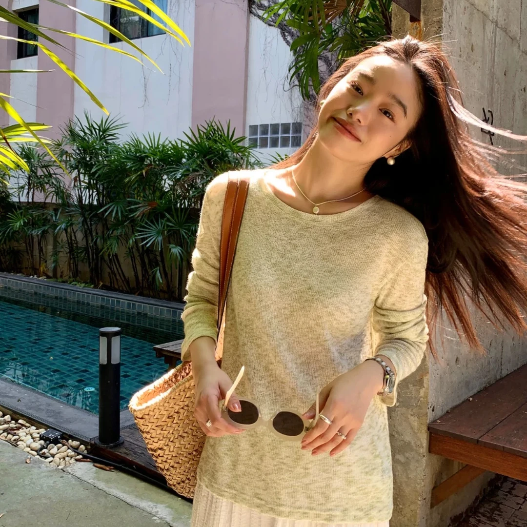 韩系竹节麻薄款防晒罩衫百搭显瘦防晒上衣时髦网红洋气长袖A71