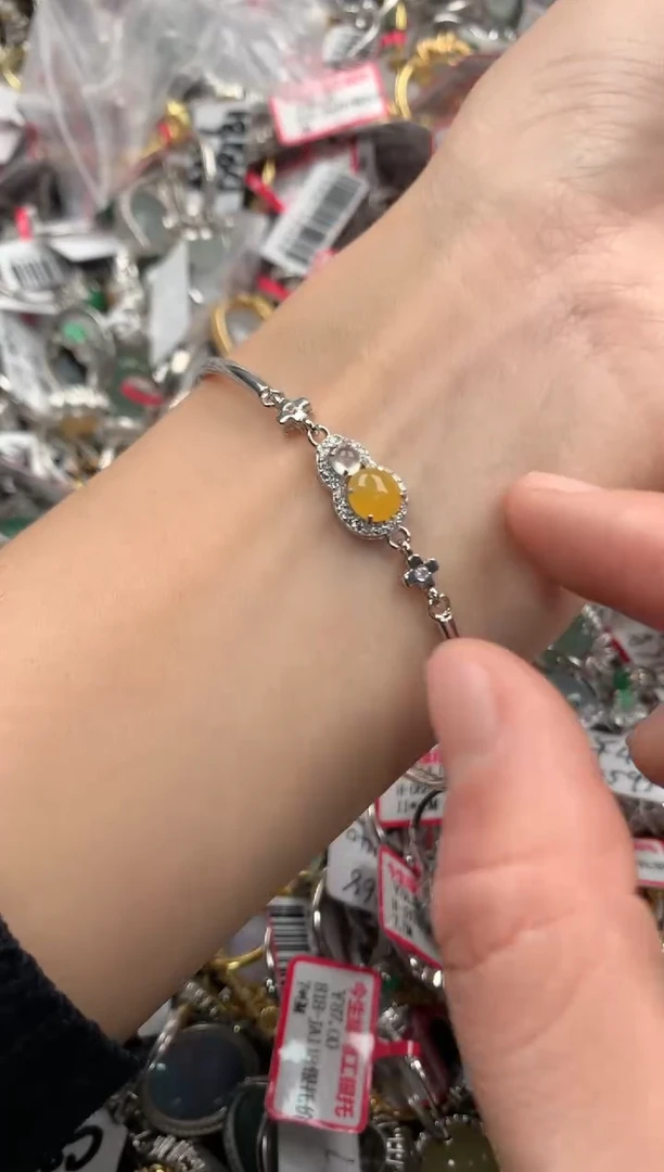 银S925镶嵌戒指翡翠333----2