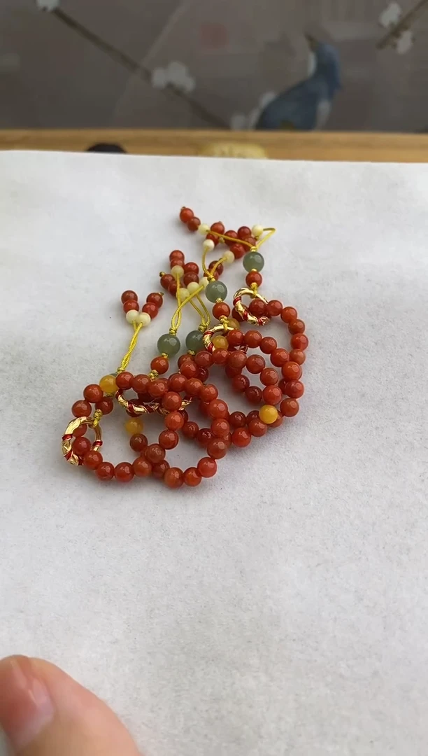 南红玛瑙指环未镶嵌10531081-指环 多样性发一个