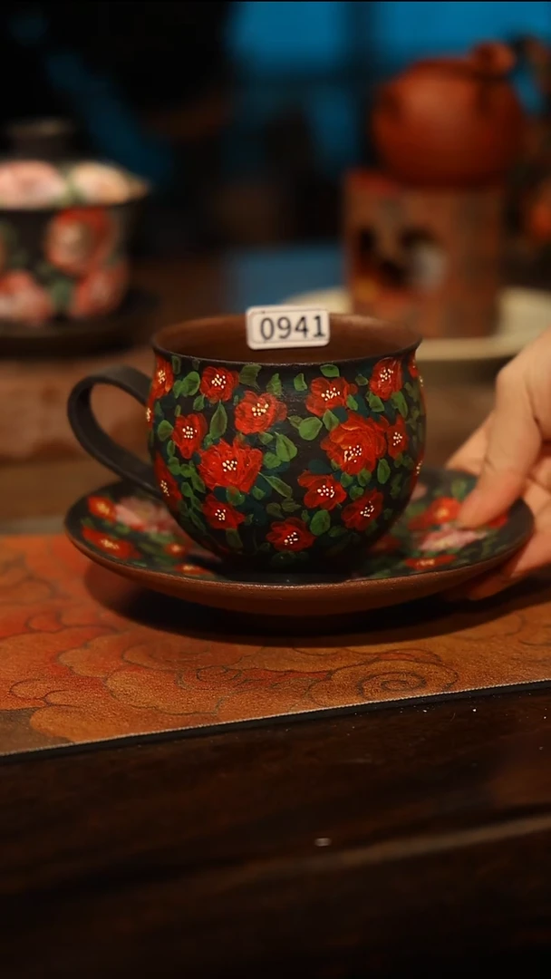 陶瓷景德镇高温釉下彩手工手绘款式@A0941@