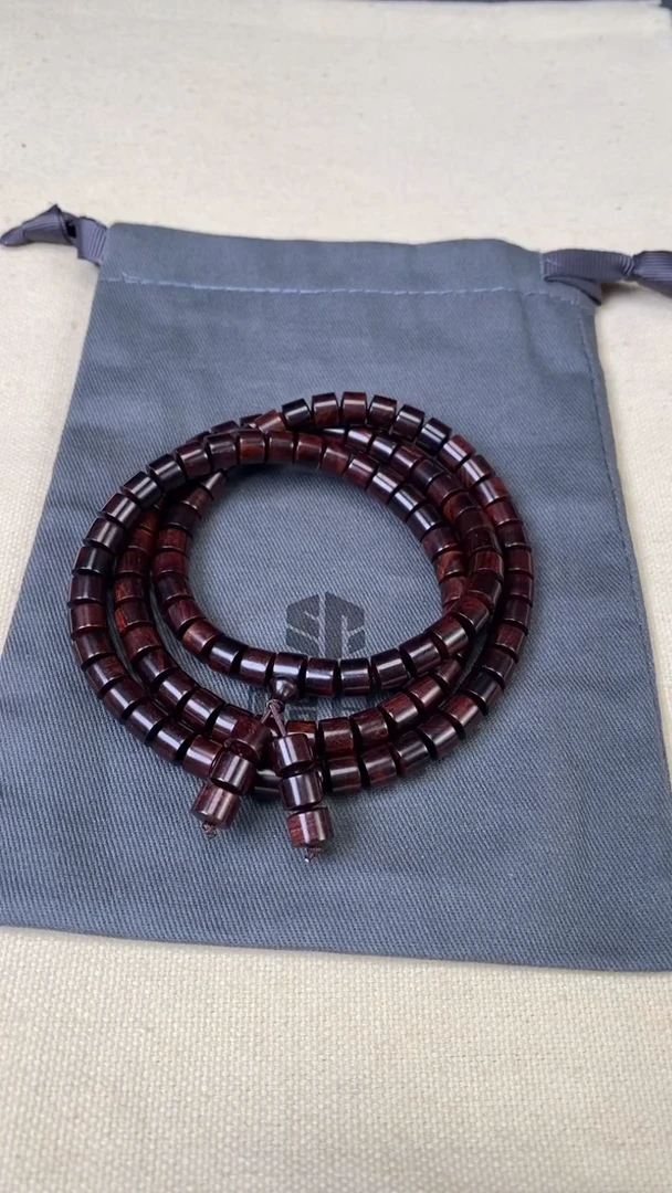 黄花梨/降香黄檀手串/手链黄花梨  6x7x108