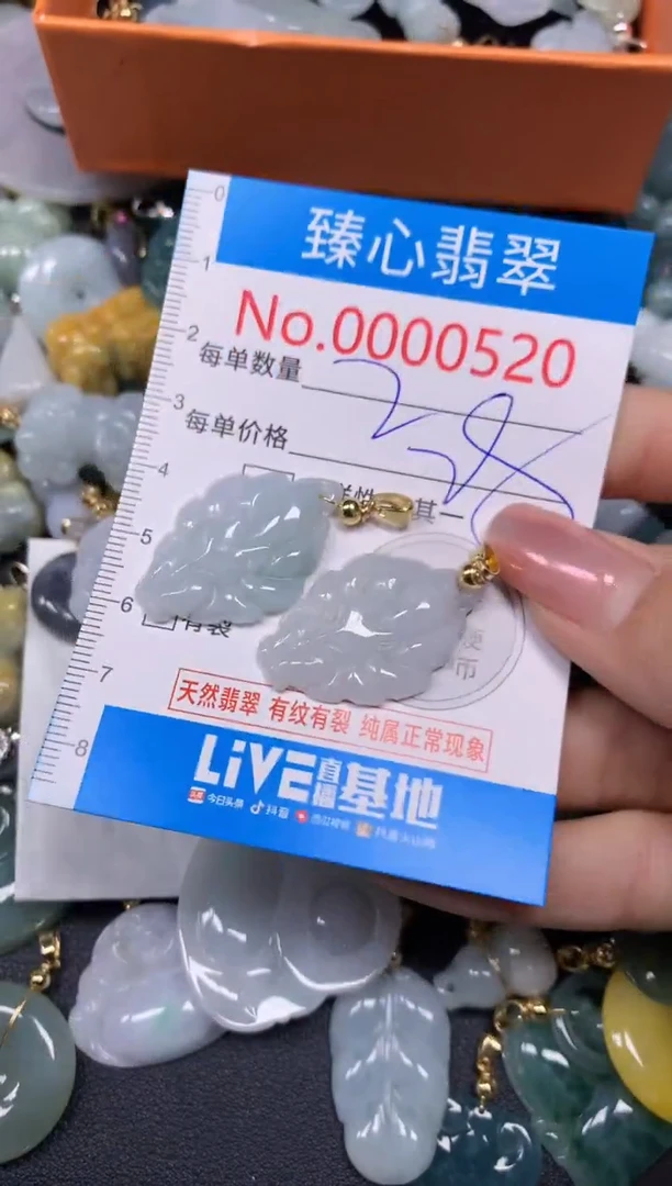 【闪购商品】翡翠颈饰未镶嵌含绳000520